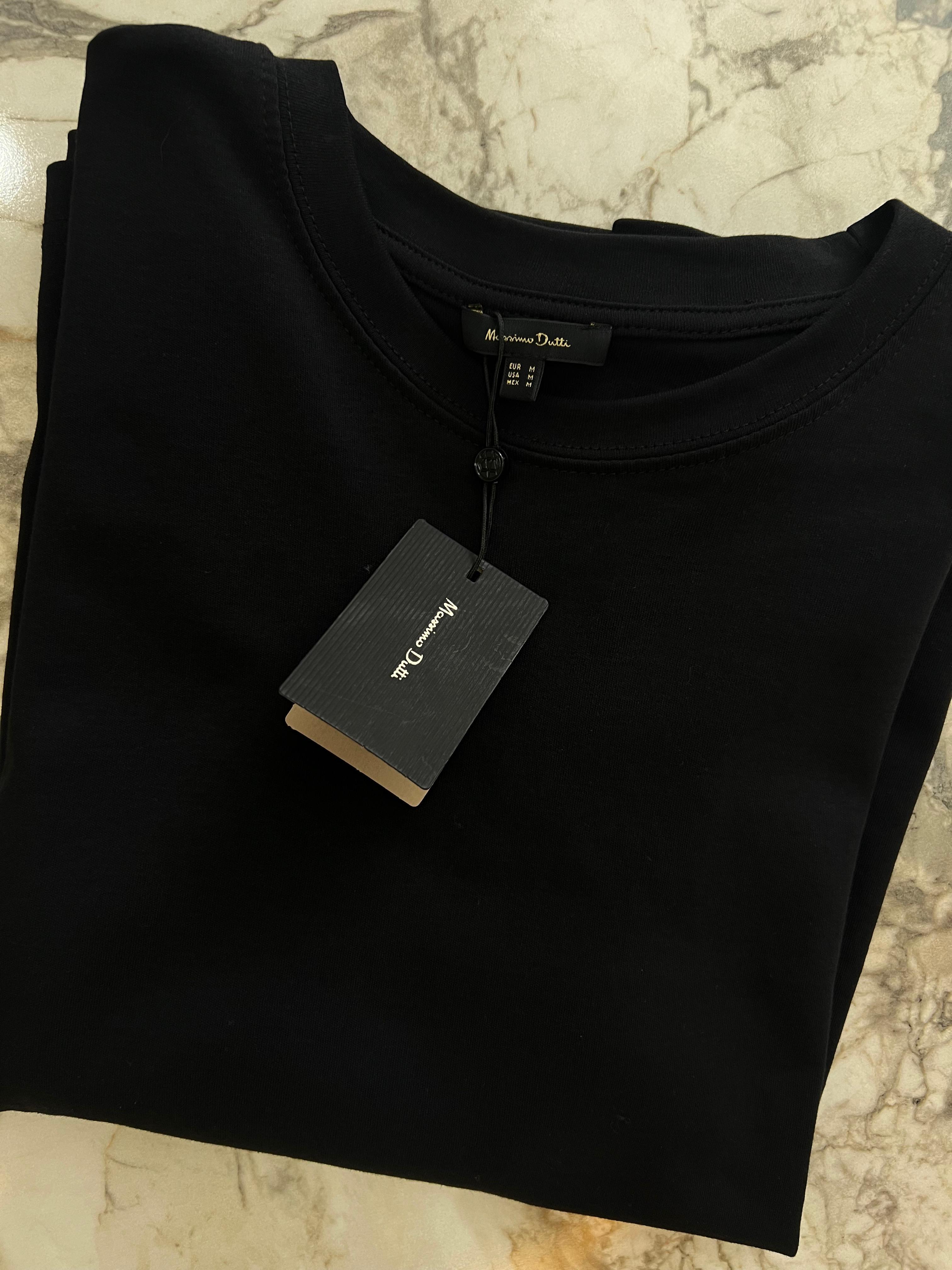 MS Siyah Pamuklu Tshirt