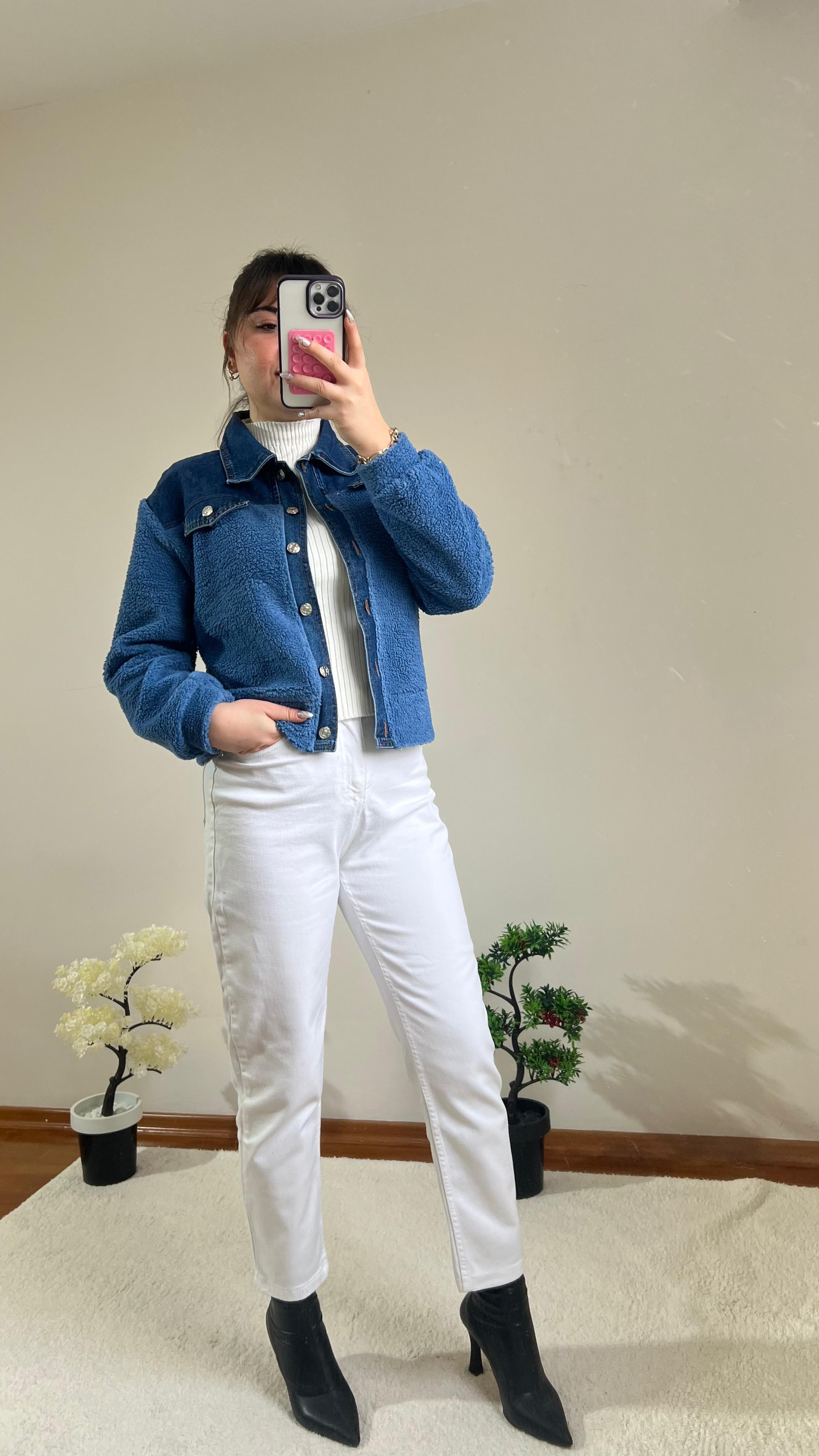 Teddy Mavi Ceket/ Gömlek