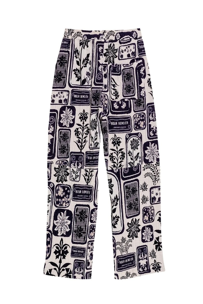 Agua Bendita Frank Batik 19795 Kadın Plaj Pantolonu Çok Renkli