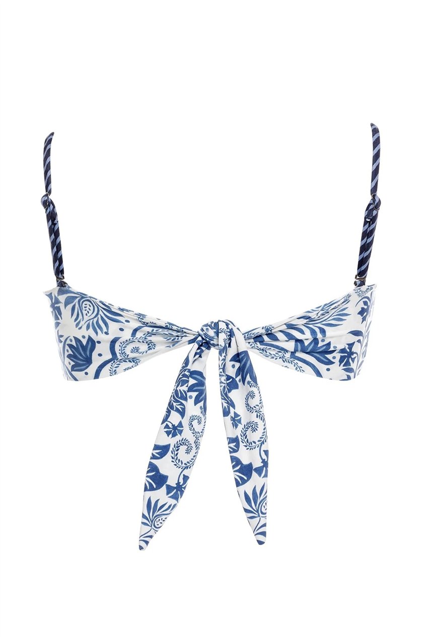 Agua Bendita Lace Batik 20519 Kadın Bikini Üstü Mavi