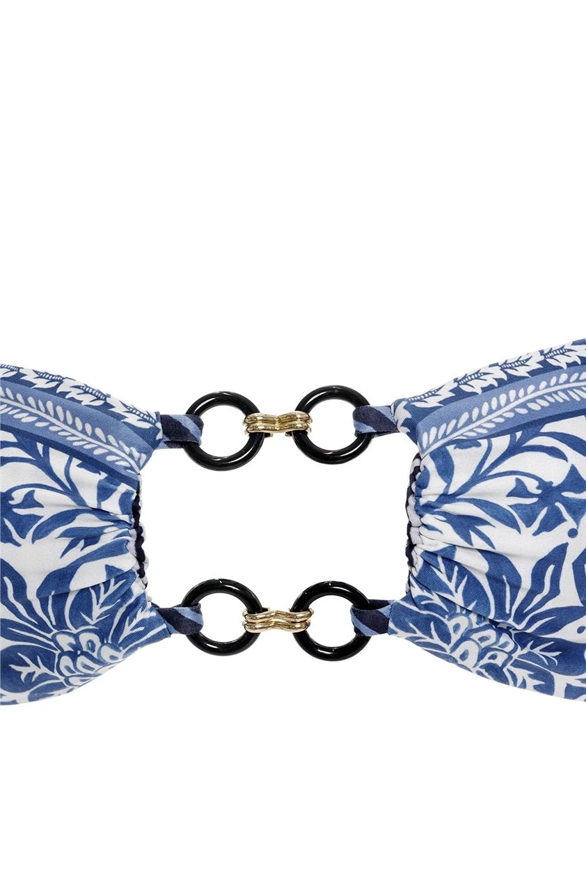 Agua Bendita Lace Batik 20519 Kadın Bikini Üstü Mavi