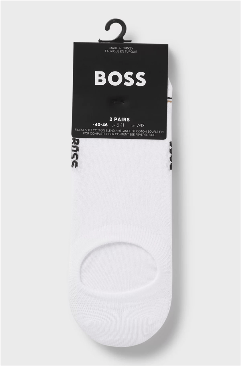 Boss 2P Lc Iconic Cc Erkek 2li Çorap Beyaz