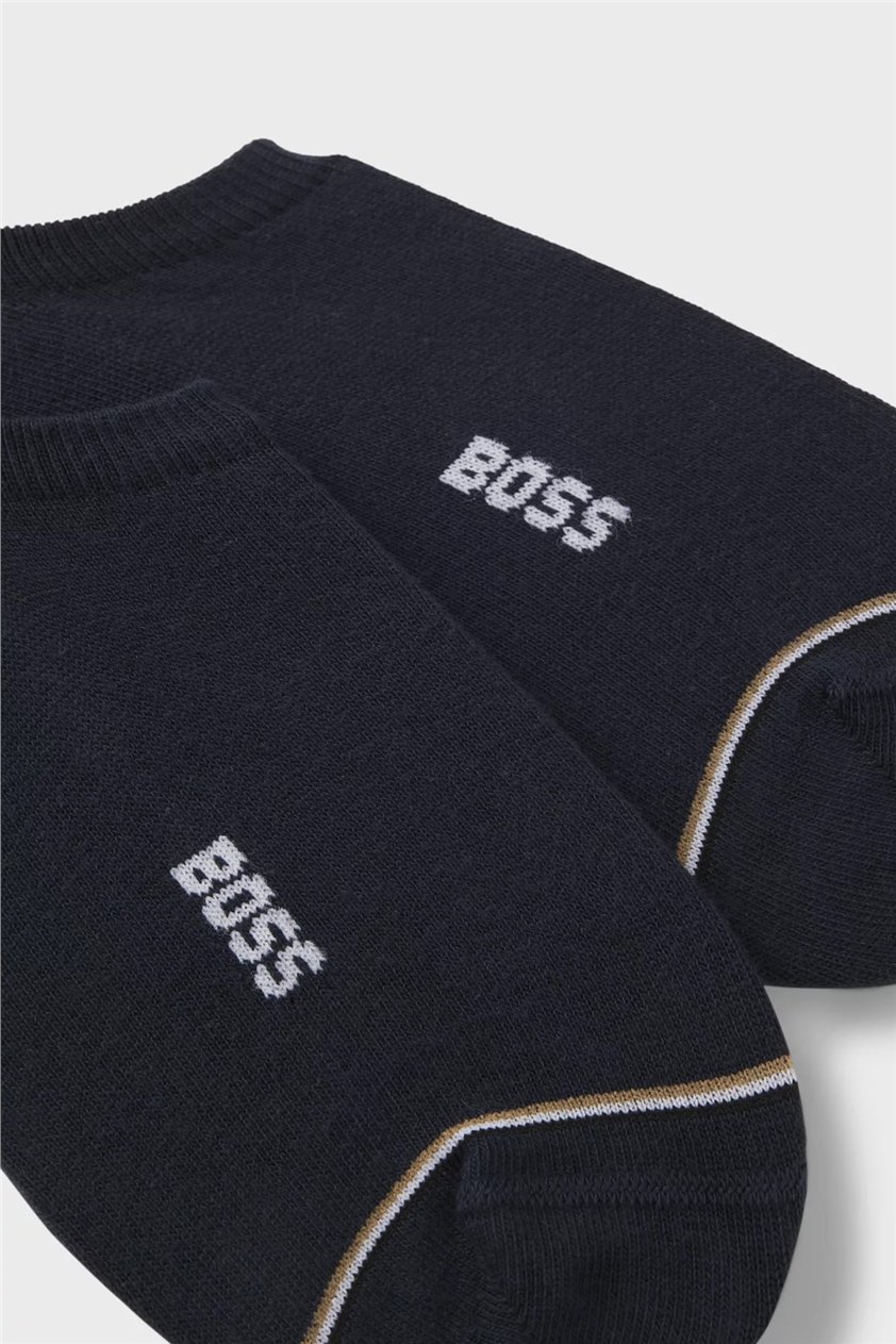 Boss 2P Lc Iconic Cc Erkek 2li Çorap Mavi