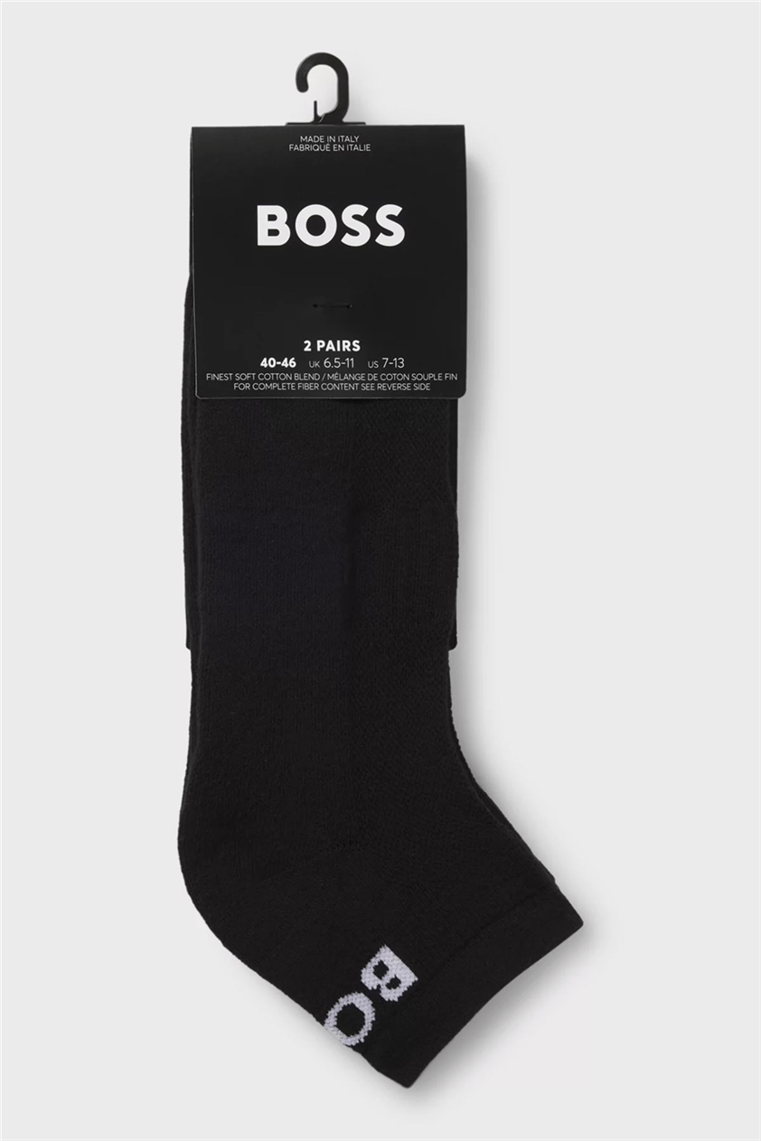 Boss 2P Sport CC Erkek 2li Çorap Siyah
