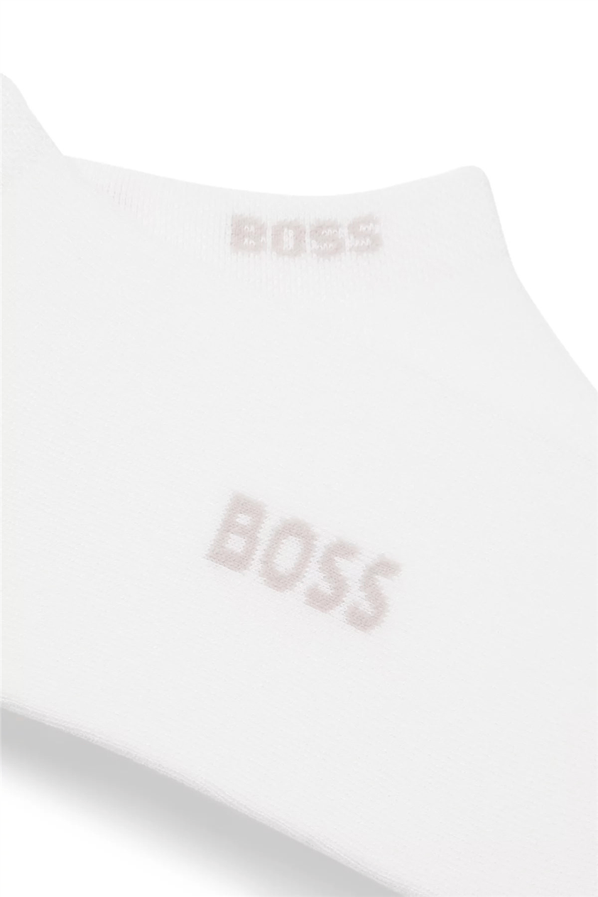 Boss Erkek 2li Çorap Beyaz