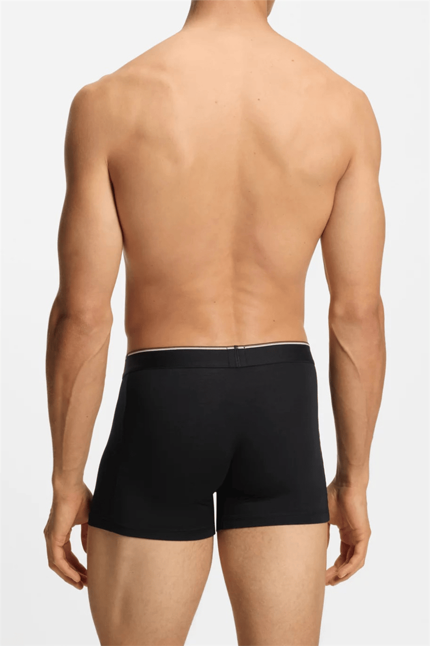 Boss Erkek 3lü Boxer Siyah