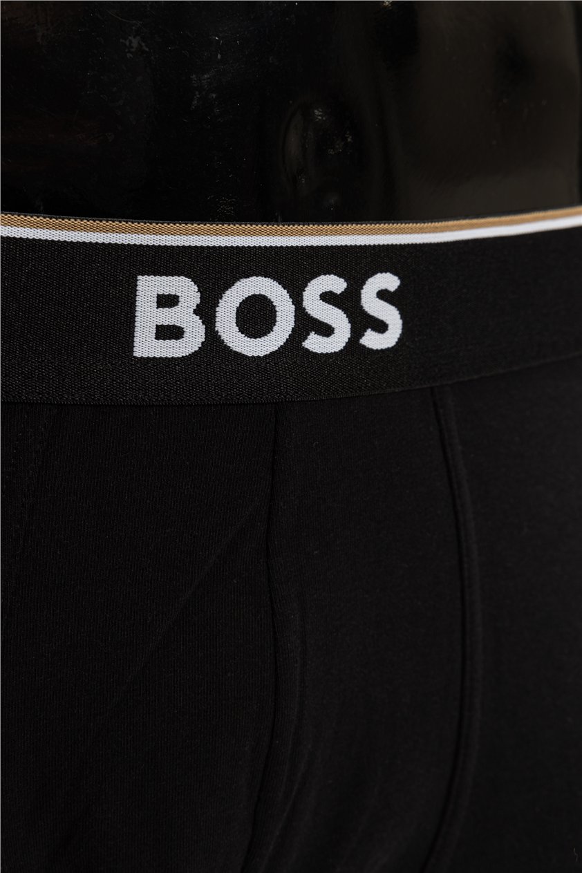 Boss Erkek 3lü Boxer Siyah