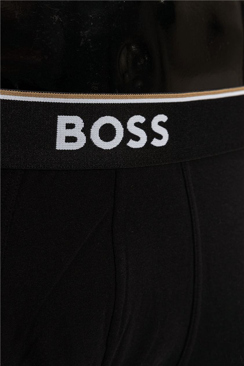 Boss Erkek 3lü Boxer Siyah