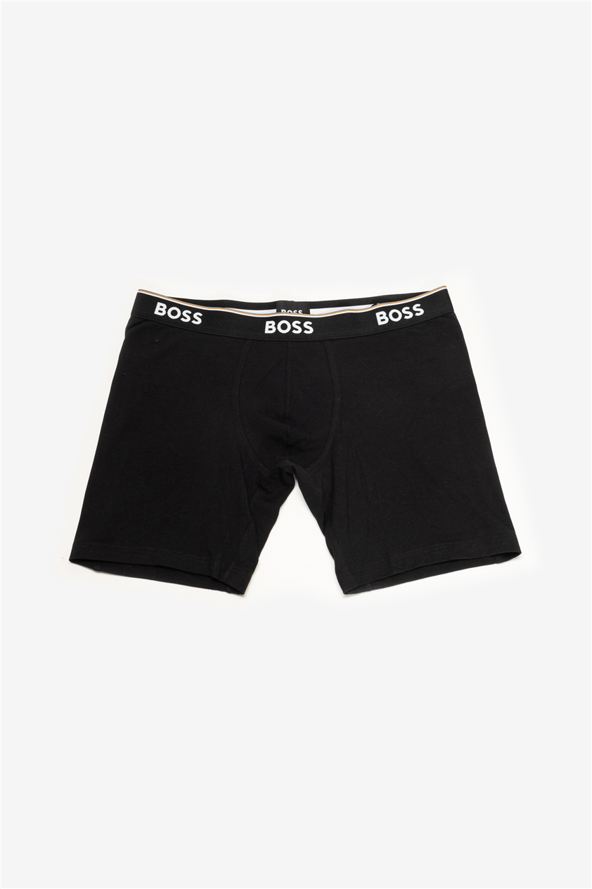 Boss Erkek 3lü Boxer Siyah