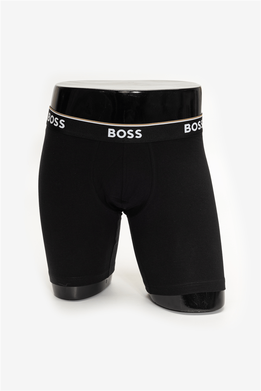 Boss Erkek 3lü Boxer Siyah