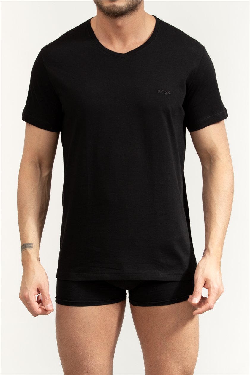 Boss Erkek Bisiklet Yaka T-Shirt
