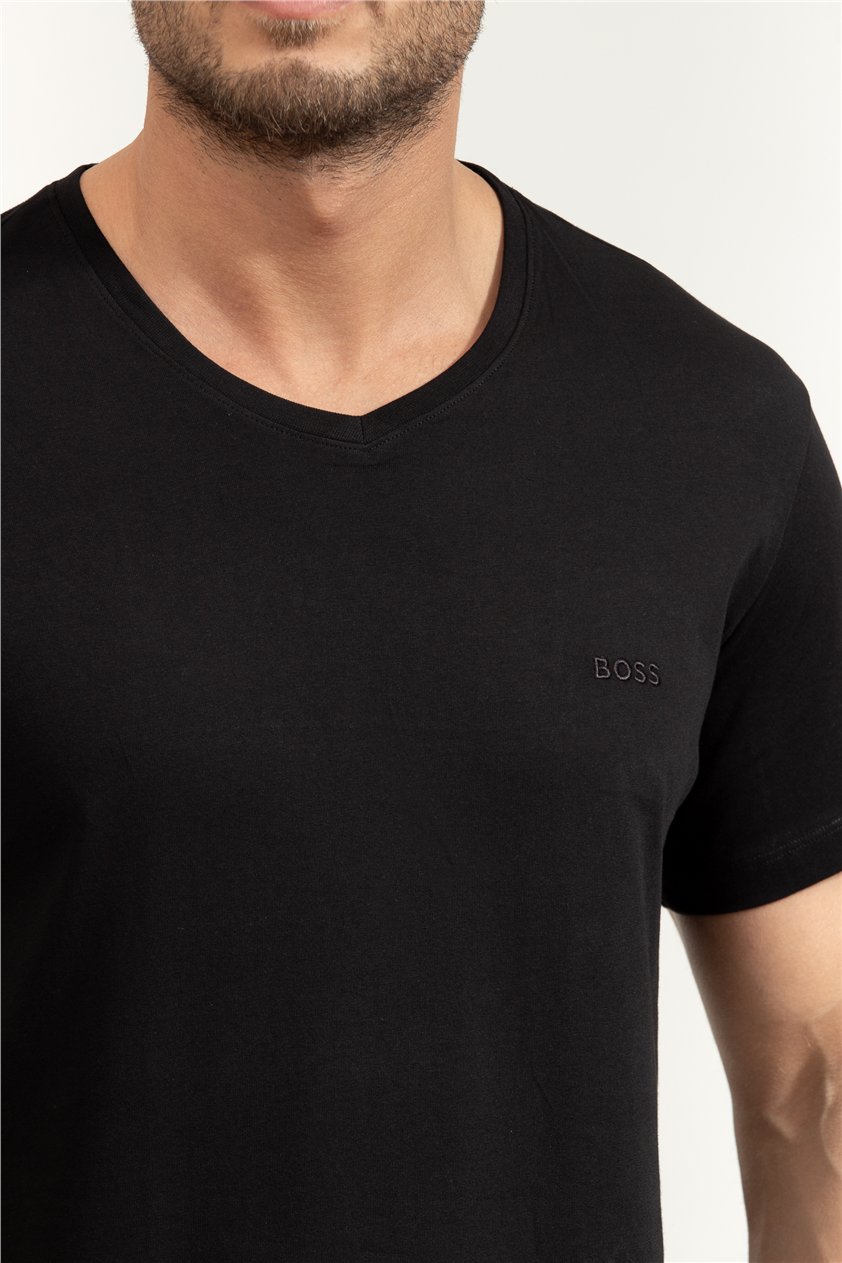 Boss Erkek Bisiklet Yaka T-Shirt
