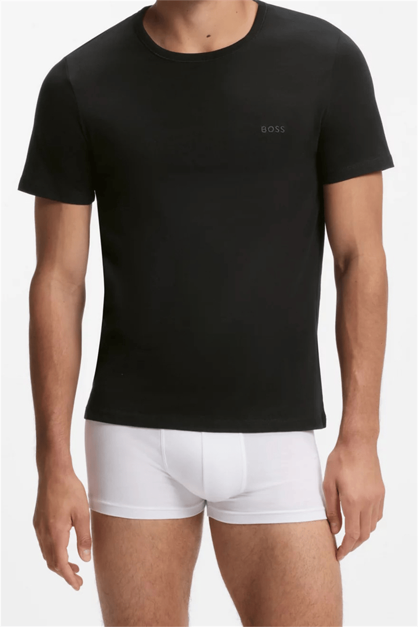 BOSS T-Shirt Rn 3P Classic Erkek 3lü Atlet Çok Renkli