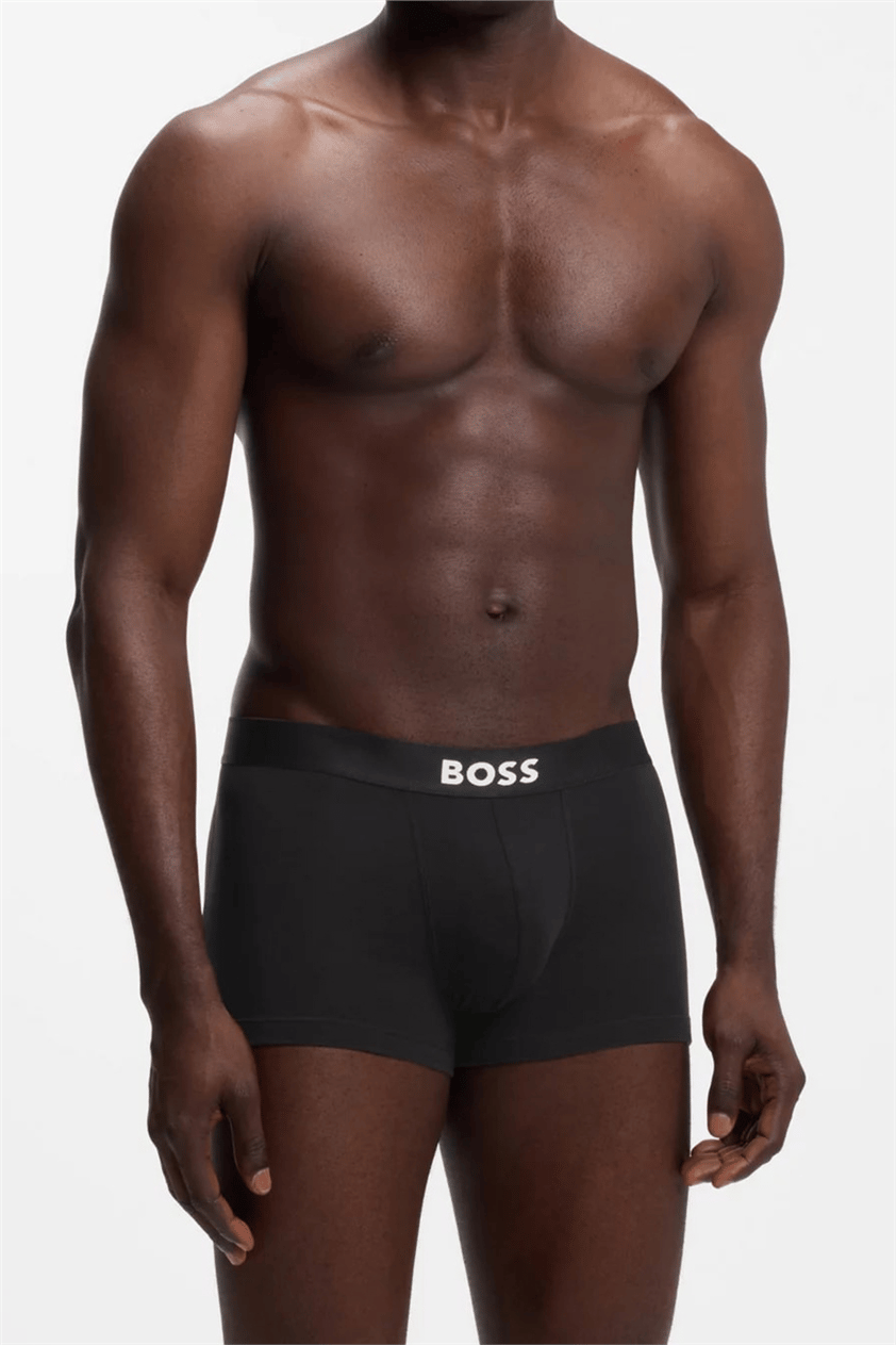 Boss Trunk 3P BOSS ONE Erkek 3lü Boxer Siyah