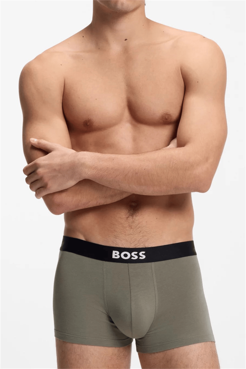 Boss Trunk 3P BOSS ONE Erkek 3lü Boxer Çok Renkli