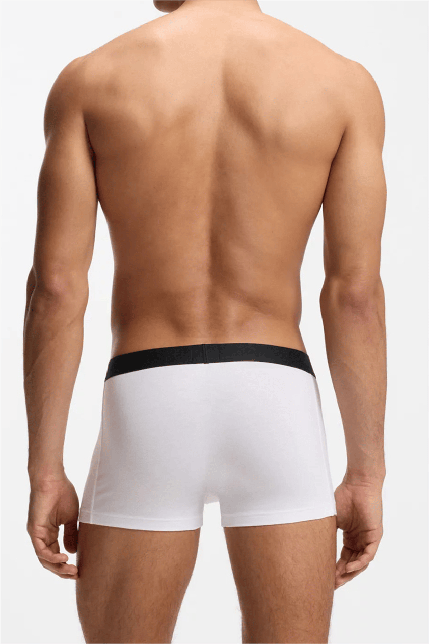 Boss Trunk 3P BOSS ONE Erkek 3lü Boxer Beyaz