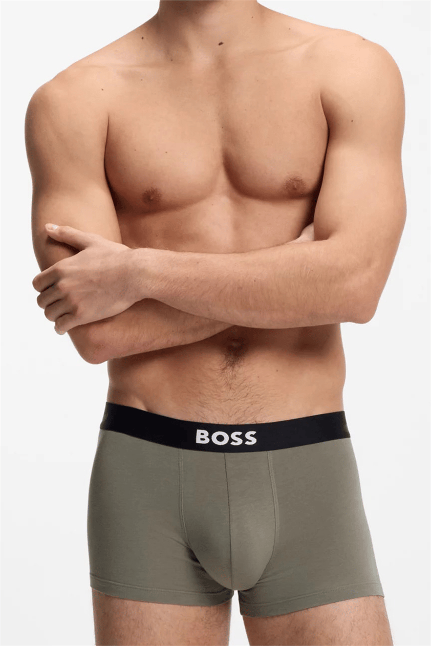 Boss Trunk 3P BOSS ONE Erkek 3lü Boxer Çok Renkli