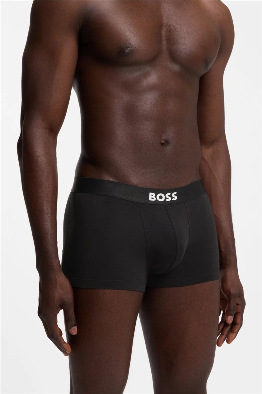 Boss Trunk 3P BOSS ONE Erkek 3lü Boxer Siyah