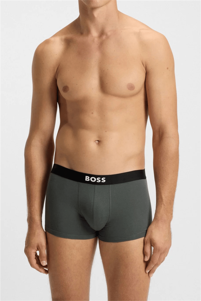 Boss Trunk 3P BOSS ONE Erkek 3lü Boxer Siyah
