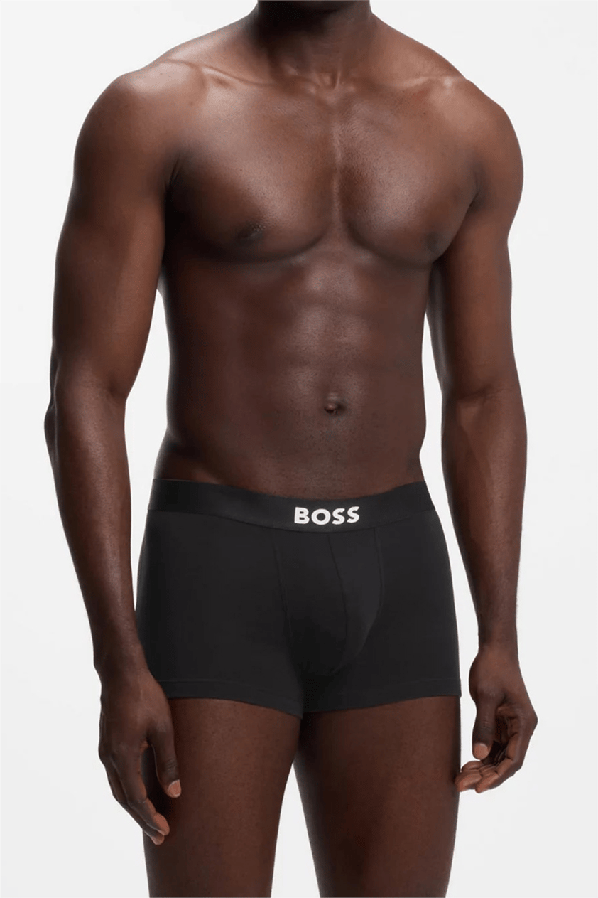 Boss Trunk 3P BOSS ONE Erkek 3lü Boxer Siyah