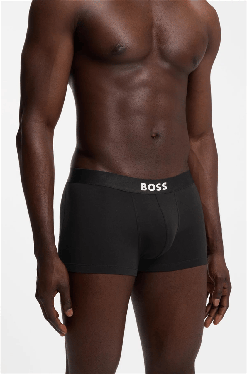 Boss Trunk 3P BOSS ONE Erkek 3lü Boxer Siyah