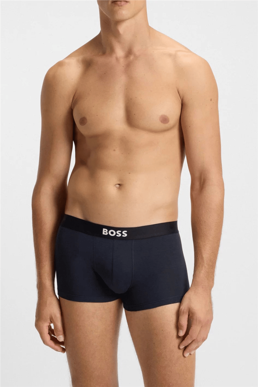 Boss Trunk 3P BOSS ONE Erkek 3lü Boxer Siyah