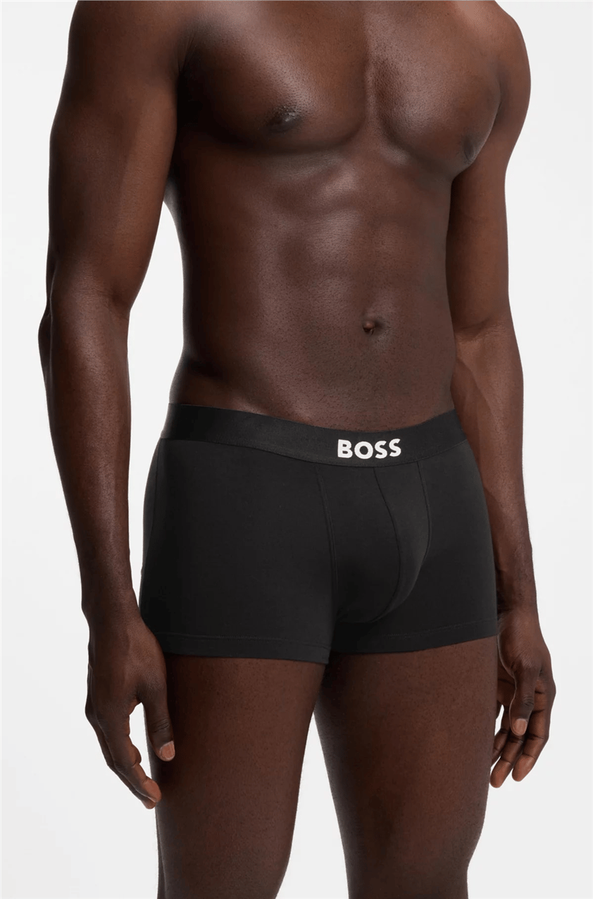 Boss Trunk 3P BOSS ONE Erkek 3lü Boxer Siyah
