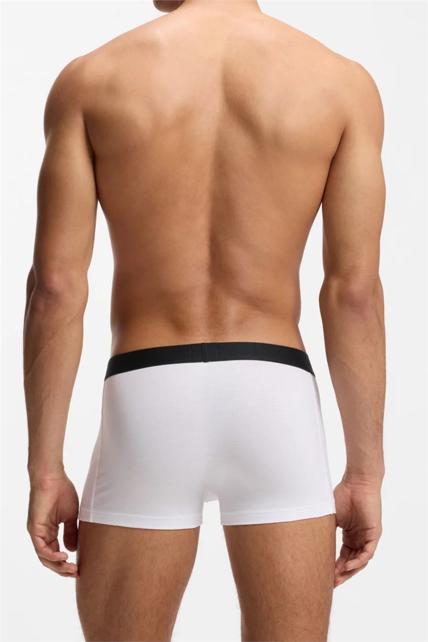 Boss Trunk 3P BOSS ONE Erkek 3lü Boxer Beyaz