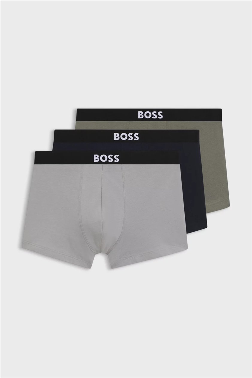 Boss Trunk 3P BOSS ONE Erkek 3lü Boxer Çok Renkli