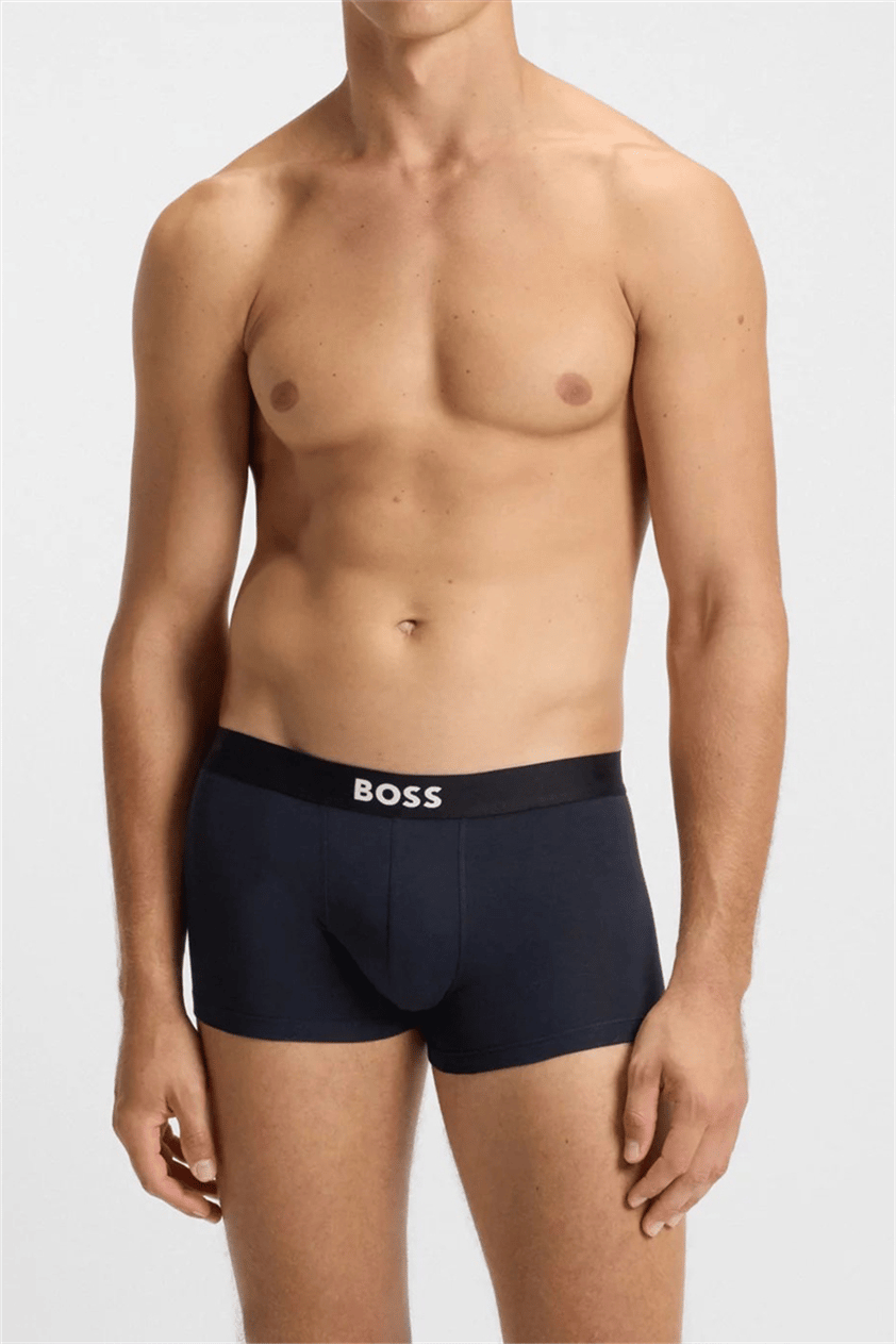 Boss Trunk 3P BOSS ONE Erkek 3lü Boxer Siyah