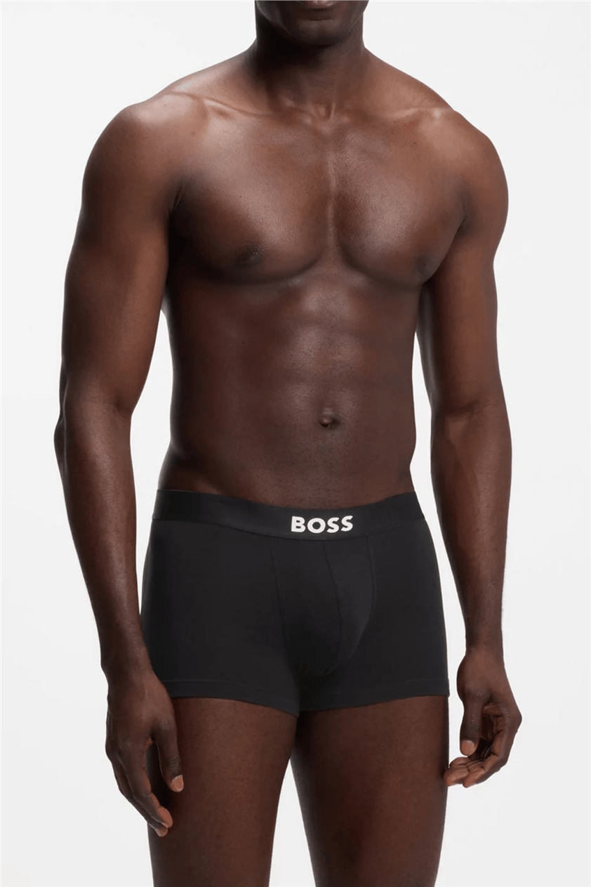 Boss Trunk 3P BOSS ONE Erkek 3lü Boxer Siyah