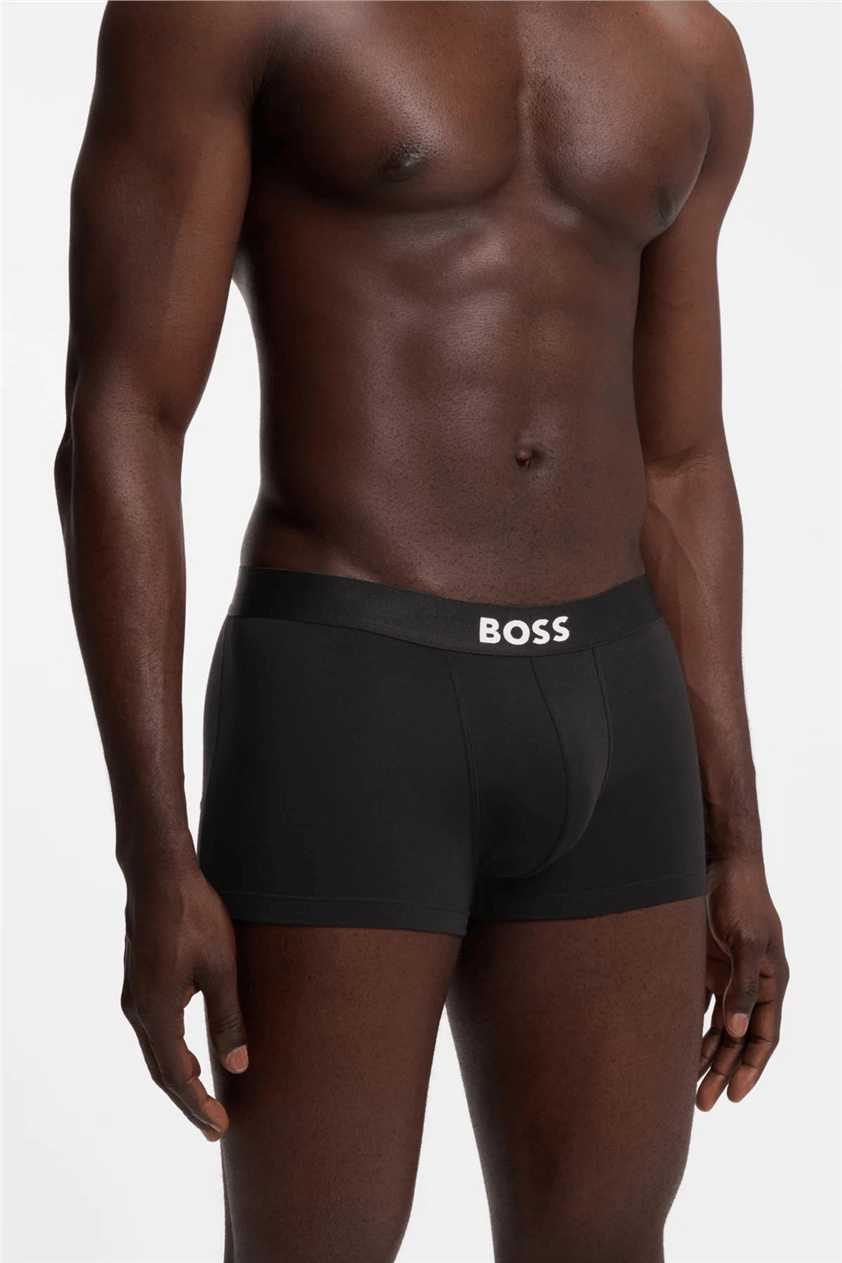 Boss Trunk 3P BOSS ONE Erkek 3lü Boxer Siyah