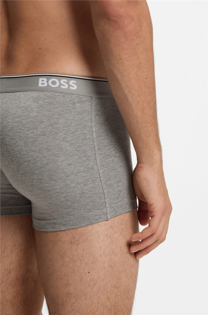 Boss Trunk 3P Power Erkek 3lü Boxer Çok Renkli