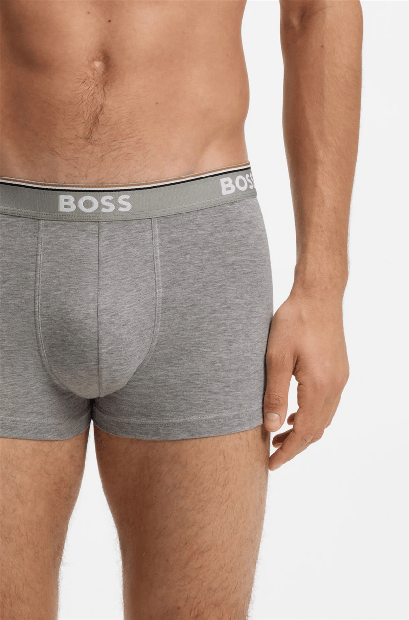 Boss Trunk 3P Power Erkek 3lü Boxer Çok Renkli