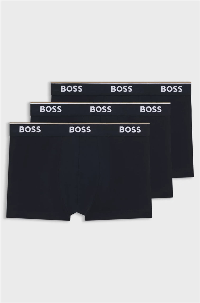 Boss Trunk 3P Power Erkek 3lü Boxer Mavi