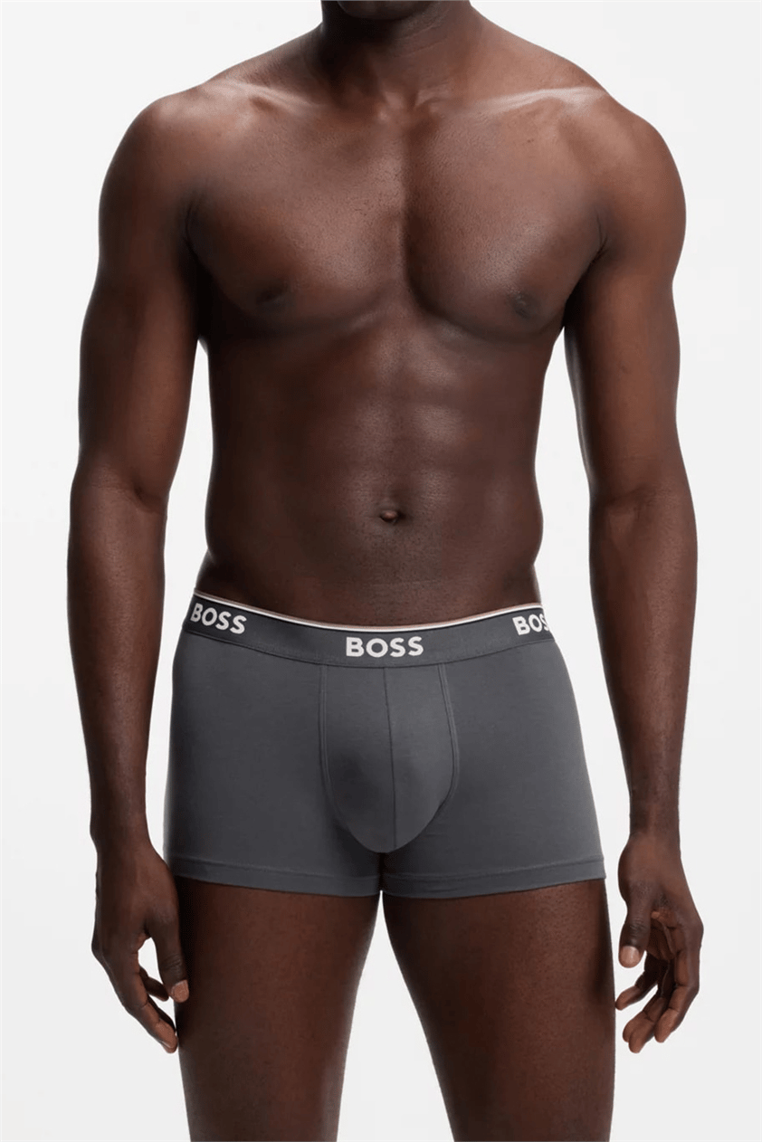Boss Trunk 3P Power Erkek 3lü Boxer Mavi