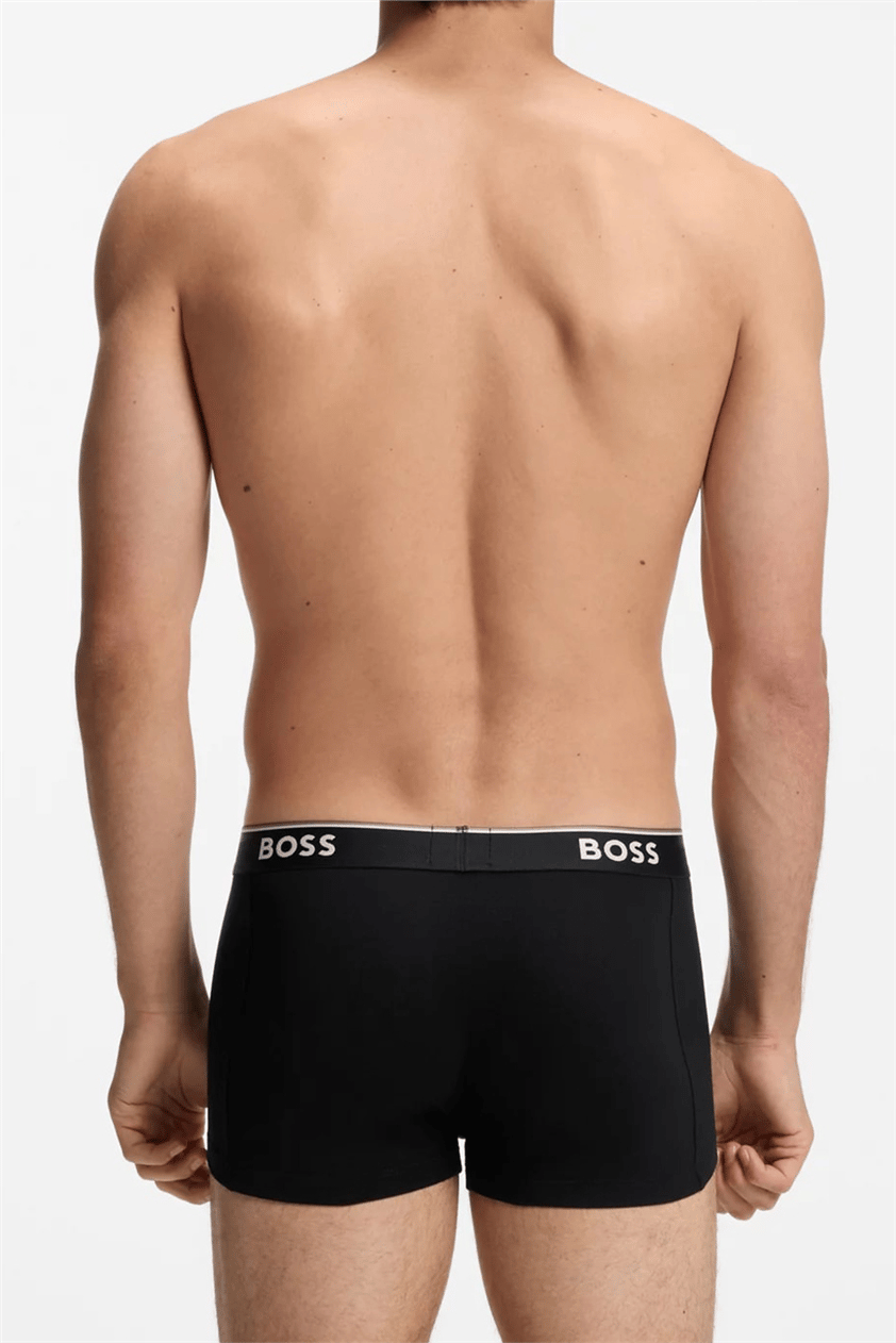 Boss Trunk 3P Power Erkek 3lü Boxer Siyah