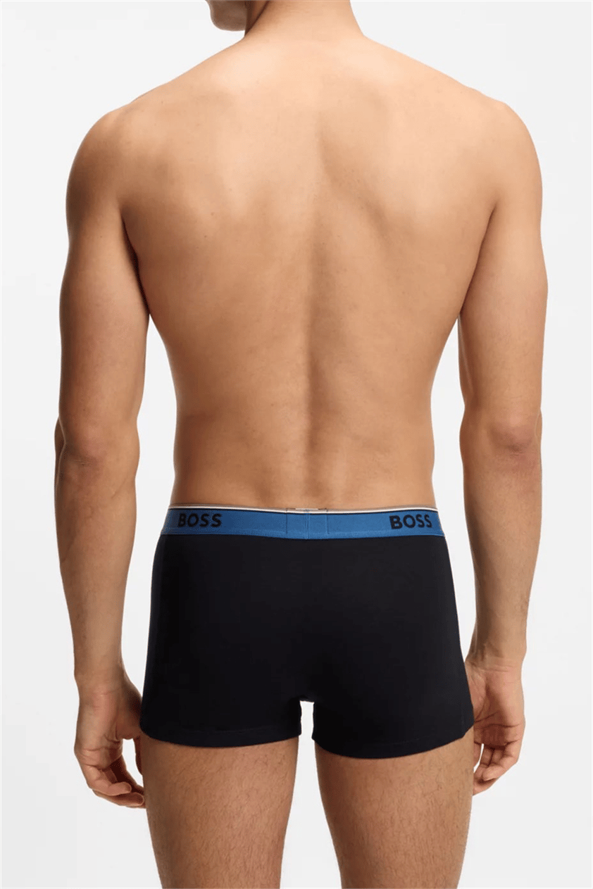 Boss Trunk 3P Power Erkek 3lü Boxer Siyah