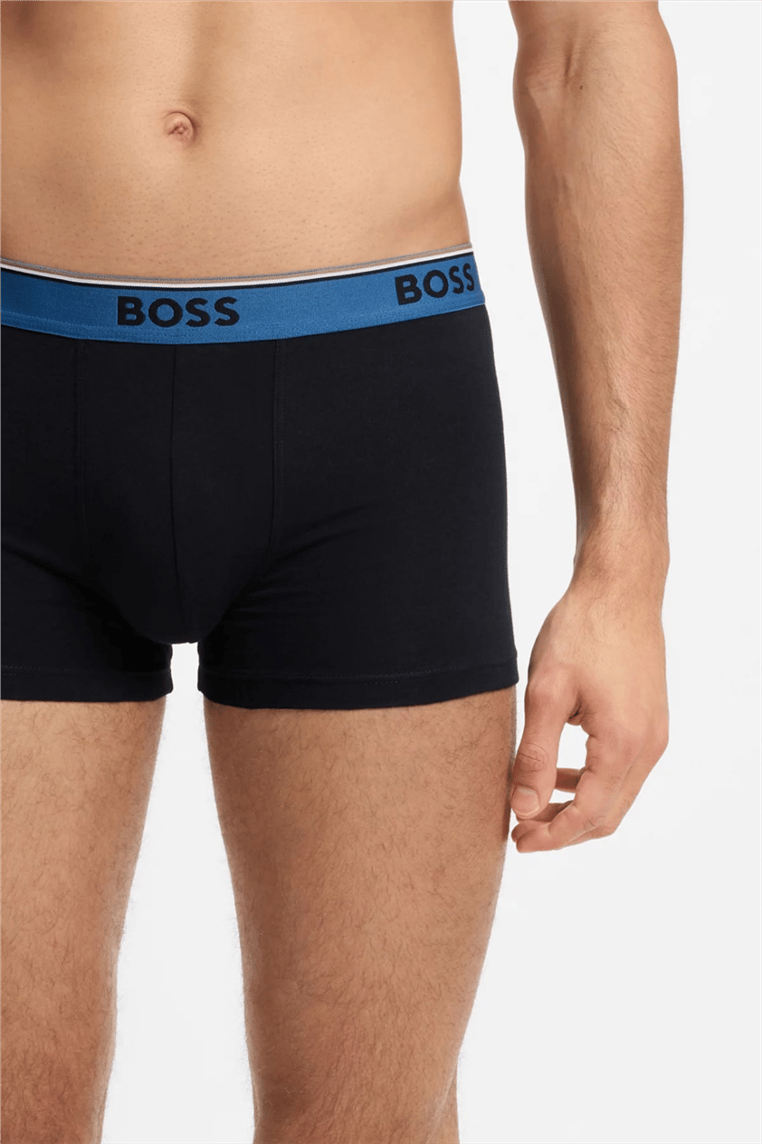 Boss Trunk 3P Power Erkek 3lü Boxer Siyah