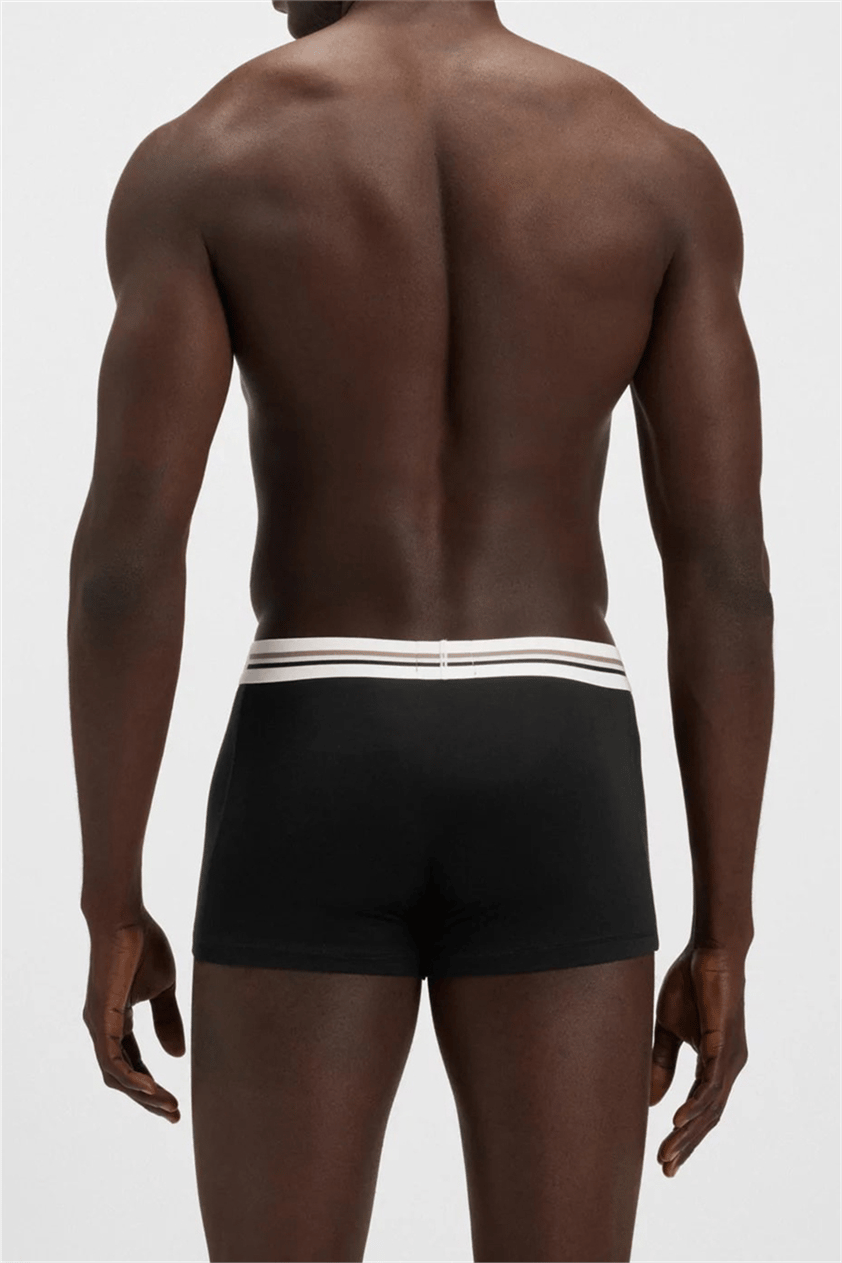 Boss Trunk 3P Revive Erkek 3lü Boxer Siyah