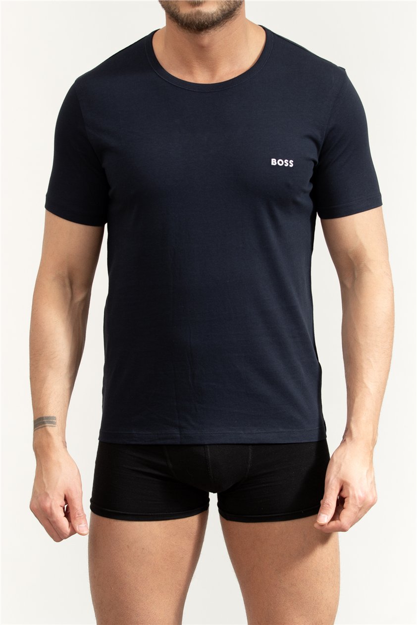 Boss TShirt RN 3P Classic Erkek 3lü Atlet