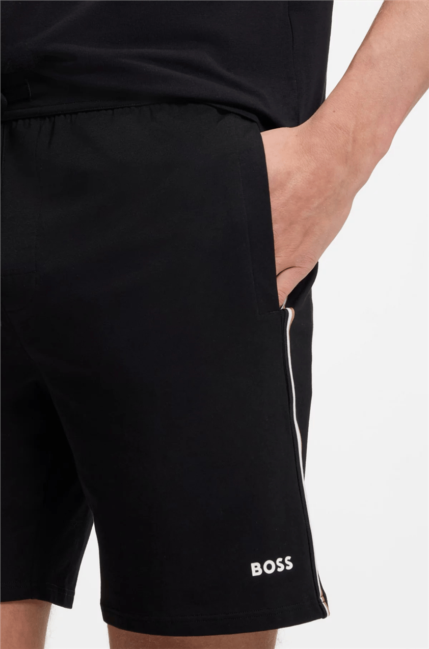 Boss Unique Shorts CW Erkek Pijama Şort Siyah