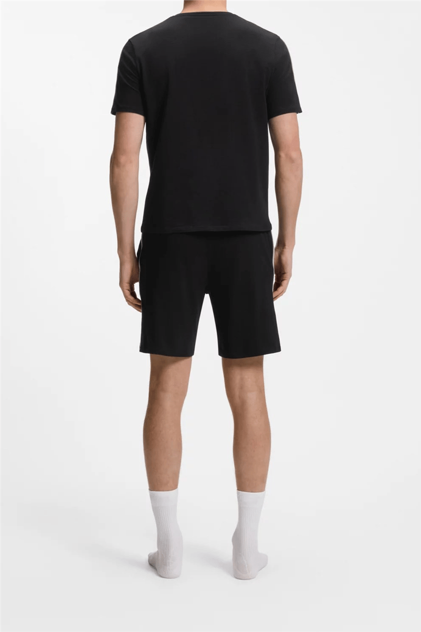 Boss Unique T-Shirtt Erkek Pijama Üstü Siyah