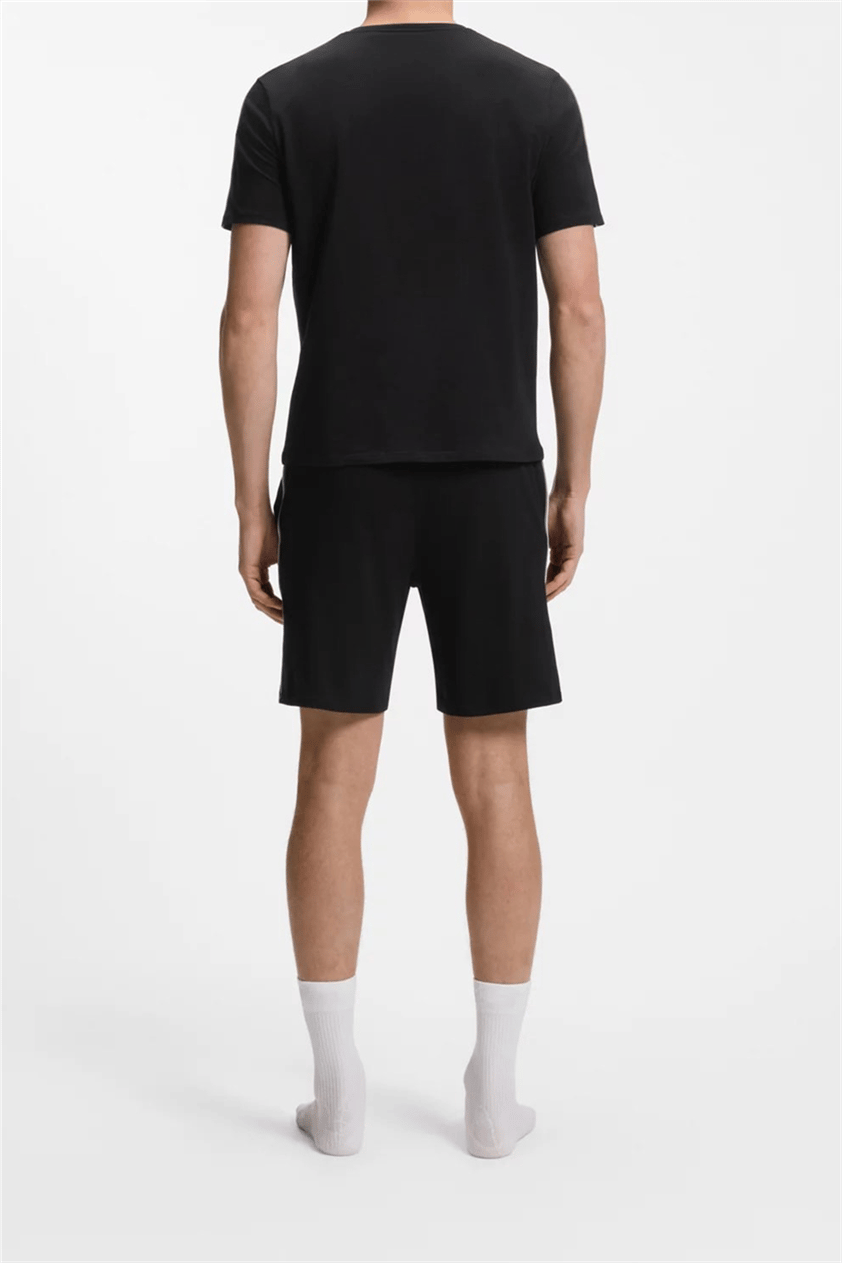 Boss Unique T-Shirtt Erkek Pijama Üstü Siyah