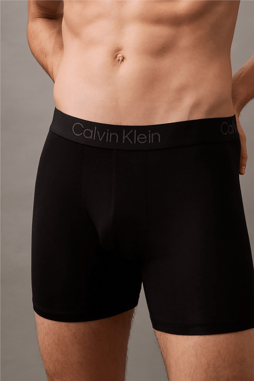 Calvin Klein Boxer Brief 3Pk Erkek 3lü Boxer Mavi