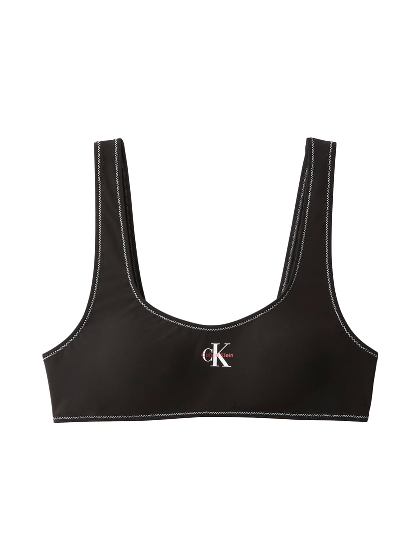 Calvin Klein Bralette Kadın Bikini Üstü Siyah