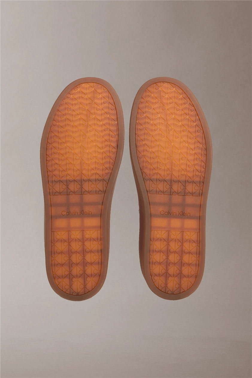 Calvin Klein Classic Cups Laceup Erkek Sneaker Gold