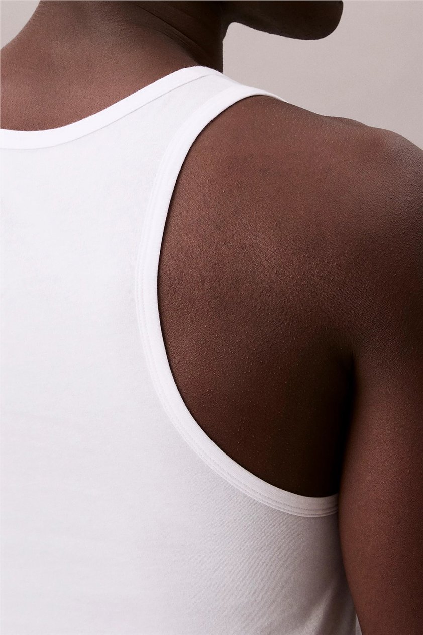 Calvin Klein Erkek Atlet Beyaz