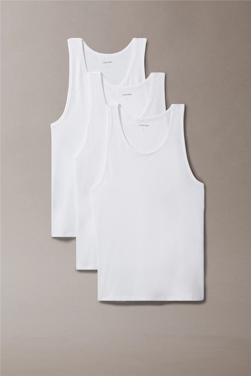 Calvin Klein Erkek Atlet Beyaz
