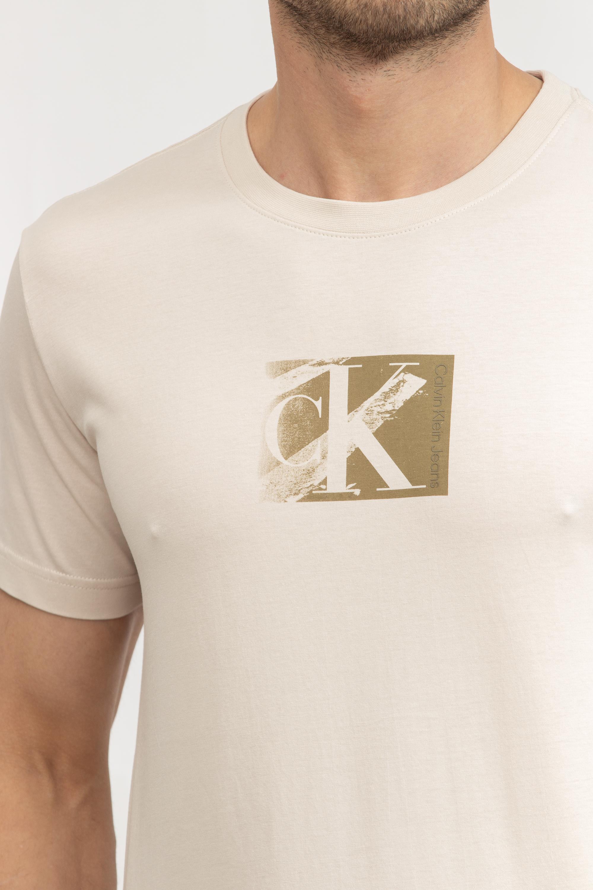 Calvin Klein Erkek Bisiklet Yaka T-Shirt
